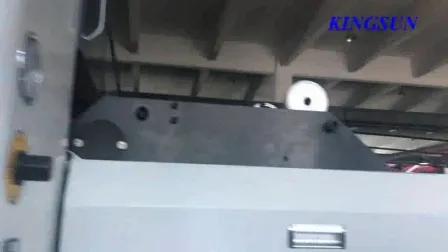 Coupeur automatique de feuille de papier de panneau duplex de petit pain de servocommande